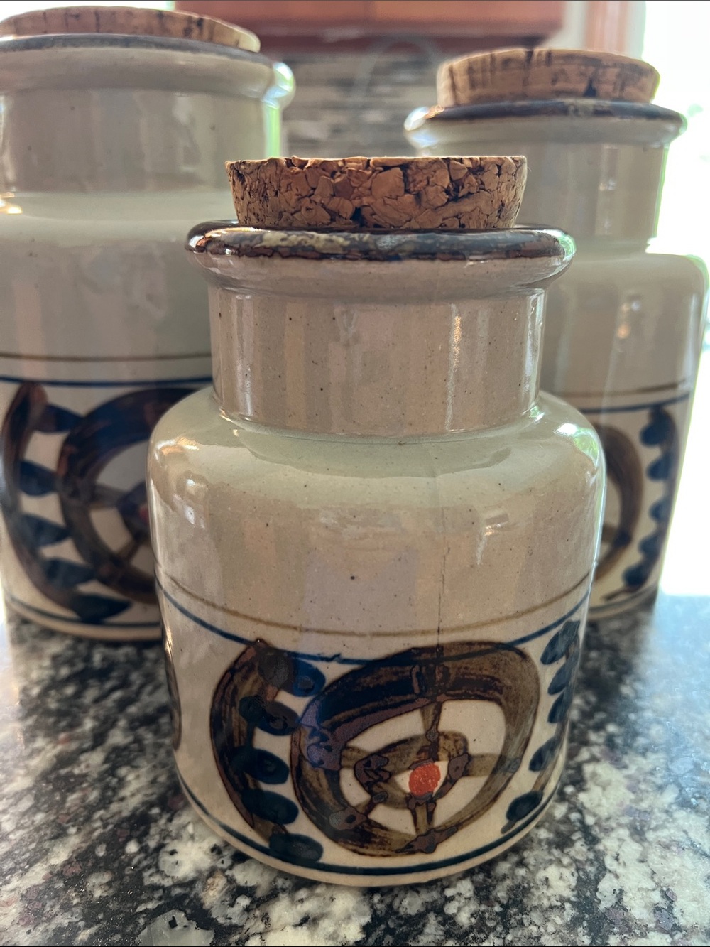 National Silver Co. Nagoya Japan Canister Set